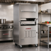Thumbnail image #2 for Southbend Platinum Single Deck Range Match Infrared Upright Broiler with Standard Oven Base and Overhead Warming Oven, 32 Inch, Gas
