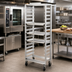 Thumbnail image #2 for Channel Manufacturing Single Section Side-Loading Aluminum Oven Rack, 15-Pan Capacity