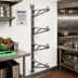 Thumbnail image #2 for Eagle Group Valu-Gard Adjustable Post Wire Wall Mount Mid Unit Kit for 18-Inch Shelves