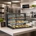 Thumbnail image #2 for Structural Concepts Reveal® Full-Service Non-Refrigerated Countertop Pastry Display Case with 2 Adjustable Glass Shelves