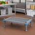 Thumbnail image #2 for Millenia Vented Top Polymer Dunnage Rack, 36 x 24 x 14 Inches, Gray