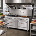 Thumbnail image #2 for Ultimate 72-Inch Gas Restaurant Range with 5 Burners, 36-Inch Griddle, and Dual Convection Ovens
