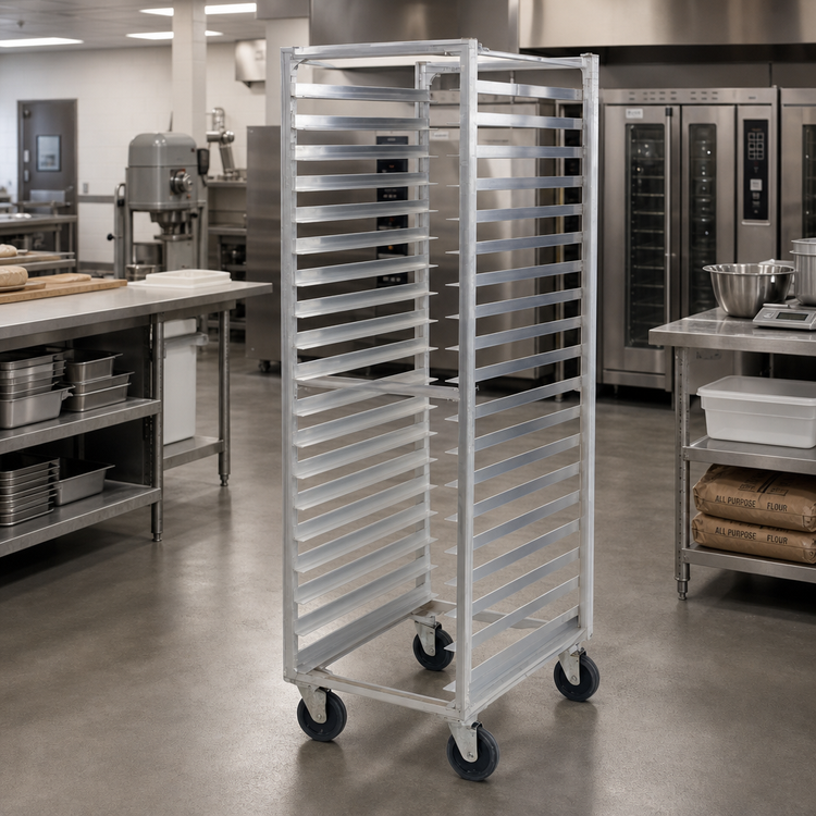 Product image #2 for Carter-Hoffmann Double-Width Fixed Angle End-Loading Pan Rack for 36 18 x 26 Trays