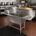 Thumbnail image #2 for John Boos Pro-Bowl 2-Compartment Stainless Steel Sink with Left and Right 30-Inch Drainboards