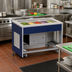 Thumbnail image #2 for Atlas Metal INFRM-5 5-Pan Mobile Refrigerated Cold Food Unit
