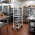 Thumbnail image #2 for Channel 518AP6 All-Welded Aluminum Platter Rack — Bottom-Load, 11 x 12.5-inch Platters, 15.25 in x 26 in x 64 in