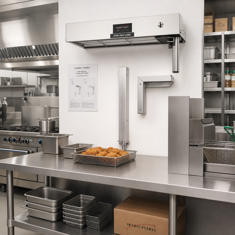 Product image #2 for Henny Penny Strip Heat Lamp for Fryer Dump Station, 120V, 1-Phase