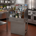Thumbnail image #3 for BK Resources 18-Inch Freestanding 4-Step Stainless Steel Liquor Bottle Display Unit