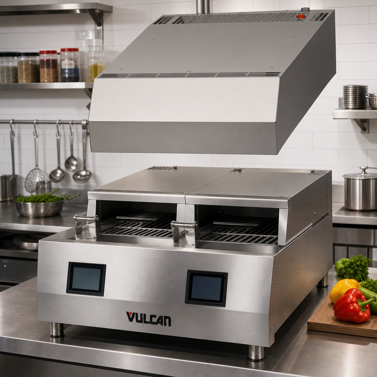 Product image #2 for Vulcan Vapor Condensing Hood for Double Mini Jet, Ventless Approved