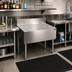 Thumbnail image #2 for Krowne Royal Series 36-Inch Freestanding Open-Base Stainless Steel Underbar Drainboard with 6-Inch Splash