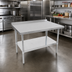 Thumbnail image #2 for John Boos Stallion Economy Stainless Steel Top Work Table, 72 x 24 Inches