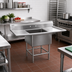 Thumbnail image #2 for Spec-Master 1-Compartment Commercial Stainless Steel Sink with Left & Right 36-Inch Drainboards