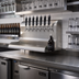 Thumbnail image #2 for Perlick 4076BK7 7-Faucet Modular Wall-Mount Glycol-Cooled Draft Beer Dispensing Tower, Rear Lead-Out