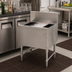Thumbnail image #2 for Advance Tabco Prestige 24-Inch Stainless Steel Bar Ice Chest Without Cold Plate, 15-Inch Deep Bin, 80 lb Capacity