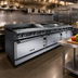 Thumbnail image #2 for Vulcan V Series Heavy Duty 12-Inch Commercial Gas Range with 2 Open Burners and Storage Cabinet Base