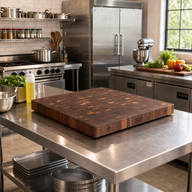 Product image #2 for Boos Block American Black Walnut End Grain Island Countertop, 30 x 32 x 4 Inches