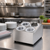 Thumbnail image #2 for Winco FC-4H 4-Hole 2-Tier Stainless Steel Flatware Cylinder Holder