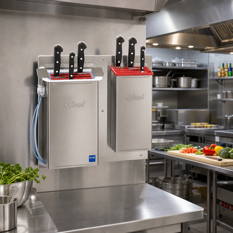 Product image #2 for Edlund Stainless Steel Knife Rack Sanitizing System with Built-In KR-50R