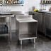 Thumbnail image #2 for Eagle 2200 Series 12-Inch Open Top Underbar Glass Rack Storage Unit with Open Cabinet Base