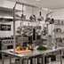 Thumbnail image #2 for John Boos PRD5 Table-Mounted Double-Bar Stainless Steel Pot Rack with 20 Double Hooks, 115-1/4