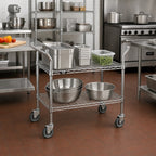 Thumbnail image #2 for Metro Super Erecta EH21NS 21-Inch Stainless Steel Extended Handle for Carts