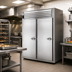 Thumbnail image #2 for Traulsen Spec-Line RIH232LP-FHS Two-Section Roll-Thru Heated Cabinet with Full-Height Solid Doors