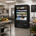 Thumbnail image #2 for 48-Inch Vertical Air Curtain Merchandiser Refrigerator with 4 Adjustable Shelves