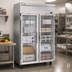 Thumbnail image #2 for Victory Elite VEFSA-2D-GD-HC Two-Section Reach-In Glass Door Freezer with V-Core Technology