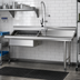 Thumbnail image #2 for Eagle Group Straight Soiled Dishtable with Pre-Rinse Sink, 96 x 30 Inches, Right-to-Left Operation