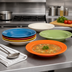 Thumbnail image #3 for Bay Pointe 12 oz 9-Inch Vitrified Ceramic Rim Soup Bowl, Assorted Colors