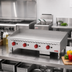 Thumbnail image #2 for Omcan USA 48-Inch Countertop Stainless Steel Natural Gas Griddle with Thermostatic Control
