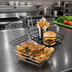 Thumbnail image #2 for American Metalcraft Chrome-Plated Rectangular Wire Grid Basket, 9 x 6 x 2.5 Inches