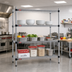 Thumbnail image #2 for Eagle Quad-Adjust 4-Tier Wire Shelving Starter Unit, 60