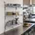 Thumbnail image #2 for Quantum Wall-Mounted Cantilever Starter Shelving Unit with Wire Shelves
