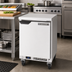 Thumbnail image #2 for Beverage-Air 20-Inch Single-Section Shallow Depth Worktop Freezer with Solid Door and Flat Top