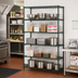 Thumbnail image #3 for Metro Super Adjustable Super Erecta Stationary Wire Shelving Starter Unit, 30W x 21D x 74H, 5 Shelves, Metroseal 3 Green Epoxy Finish