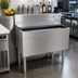 Thumbnail image #2 for Glastender 30 Inch Wide Underbar Ice Bin with Sliding Stainless Steel Cover, 84 lb. Capacity