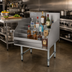 Thumbnail image #3 for Advance Tabco Special Value 5-Step Freestanding Stainless Steel Liquor Bottle Display Unit