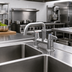 Thumbnail image #2 for equip 4-Inch Center Deck Mount Mixing Faucet with 6-Inch Swivel Gooseneck