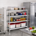 Thumbnail image #2 for Fermostock 4-Tier Polymer Shelving Expansion Kit, 68W x 18D x 66H