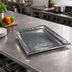 Thumbnail image #2 for American Metalcraft 20-Inch Square Hammered Stainless Steel Serving Tray