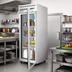 Thumbnail image #2 for Everest Refrigeration One-Section Pass-Thru Refrigerator with Glass Front and Solid Rear Doors, 23 Cu. Ft., 29-1/4