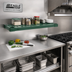 Thumbnail image #2 for Eagle Group Quik-Set 54-Inch x 18-Inch Louvered Solid Shelf with Green Epoxy Finish