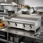 Thumbnail image #2 for Star (Middleby) Ultra-Max 848MA 48-Inch Manual Countertop Gas Griddle with 1-Inch Polished Steel Plate