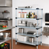 Thumbnail image #2 for Quantum 54 x 24 x 86-Inch Solid Shelving Starter Kit with 5 Solid Shelves