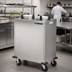 Thumbnail image #2 for Dinex Mobile Enclosed Unheated Three-Silo Plate Dispenser for 10-1/8 Inch Round Plates