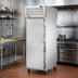Thumbnail image #2 for True Spec Series One-Section Pass-Thru Reach-In Refrigerator with Solid Front and Rear Swing Doors, Stainless Steel Front and Aluminum Sides