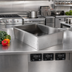 Thumbnail image #2 for CookTek SinAqua Rectangular Drop-In Induction Hot Food Dry Well, 4-Inch Deep, 6-Sensor