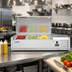 Thumbnail image #2 for KoolMore 40-Inch Three-Pan Refrigerated Countertop Condiment Prep Station