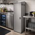 Thumbnail image #2 for Advance Tabco Freestanding Stainless Steel Underbar Storage Cabinet with Left-Hinged Door and Fixed Shelf